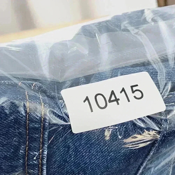 Levis Premium Women Distressed Jeans 30 L26 Blue Denim Bleached - Picture 10 of 10